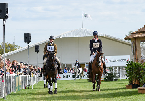 Sir Shutterfly shone out in the stallion parade at Badminton Horse Trials Sir Shutterfly was ridden by Selina Milnes last week in the stallion parade at Badminton Horse Trials